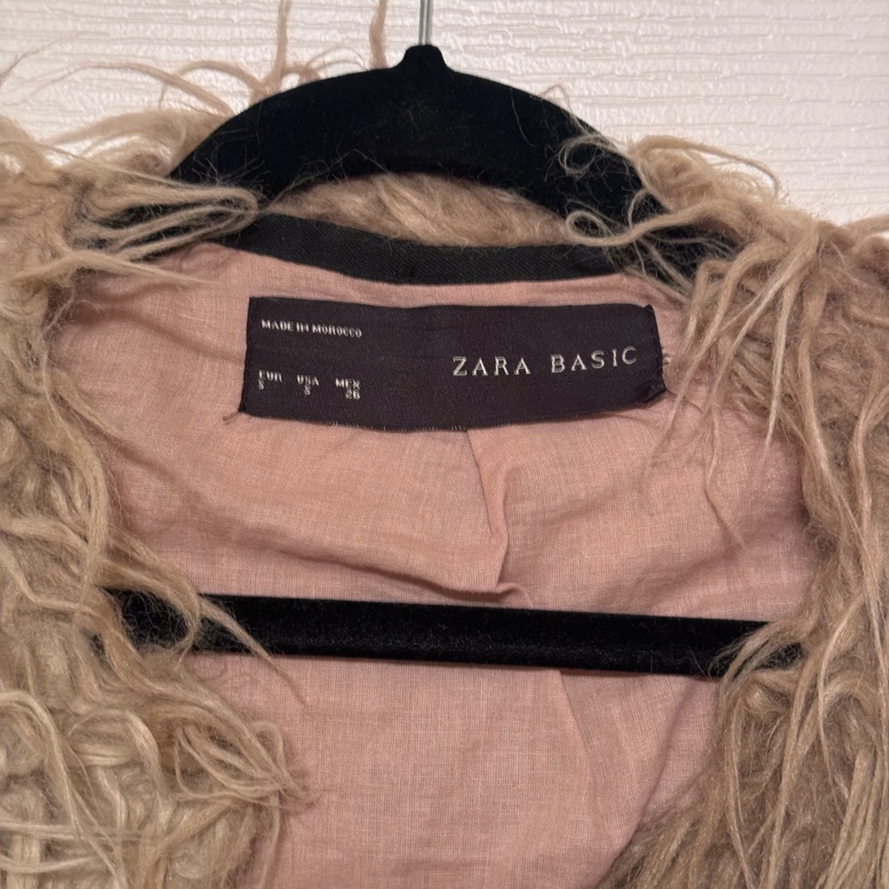 Zara Basic Textured Beige Jacket - image 2